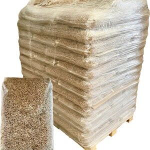 Eichenholzpellets 6 mm – 1020 kg (68 x 15 kg) – Premium Qualität